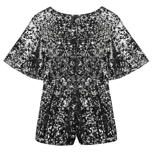 Womens Rompers Festival Sequin Glitter Jumpsuit Fashion Bodysuit One-piece - Afbeelding 21 van 63