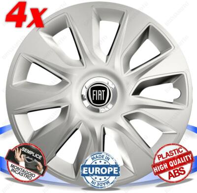 Kit 4 Copricerchi Per Fiat Doblò Max 2014 - Diametro 16 Pollici, Adattabili - Foto 1