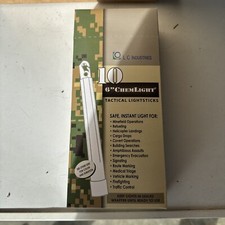 Zestaw 10 cyalumeów chemlight światło taktyczne - pomarańczowy ultra wysoki kolor 12 godzin