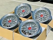 Set Of 4 Bbs Lm 19x8.5 50 19x11 50 5x130 Diamond Silver For 996997 Carrera