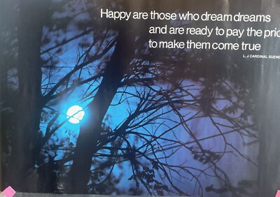 Poster Saying By L.J Carnal Siemens . 21x14   #357 1971 Gene Korba Usa