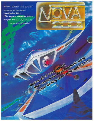 Nova 2001 Universal USA Video Arcade Flyer / Brochure / Ad | eBay