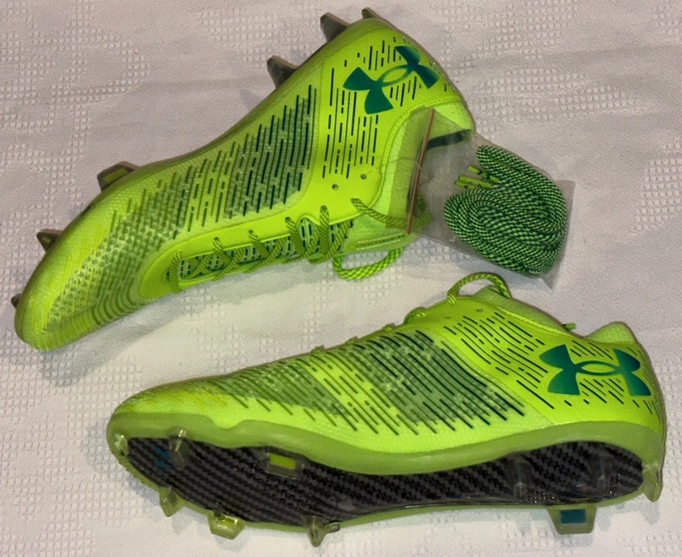 Botines de fútbol Under Armour Shadow Pro FG Lime Surge verde azulado costero para hombre 10 12 Foto 4 de 4