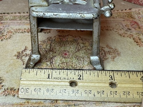 Vintage Royal Cast Iron Stove Oven Toy Dollhouse Antique Miniature - Picture 8 of 10