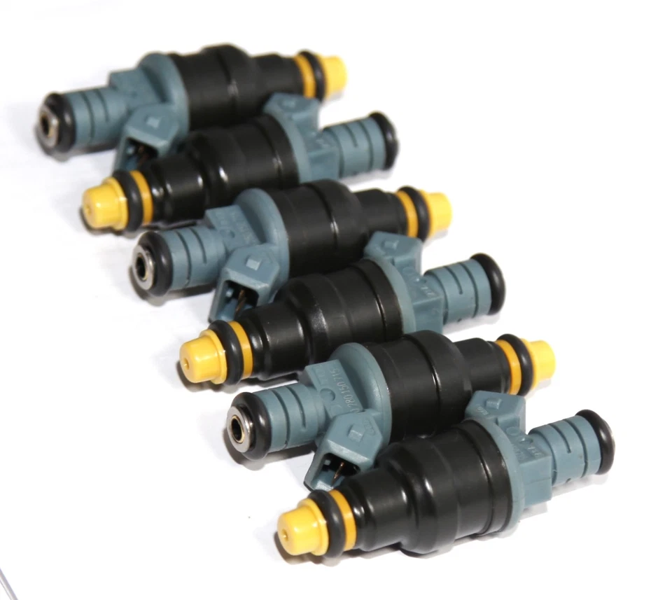Inyectores de combustible Fit BMW 92-93 BMW 325i /87-89 325is/88-90 325iX 2,5 L I6 6 piezas Foto 4 de 4