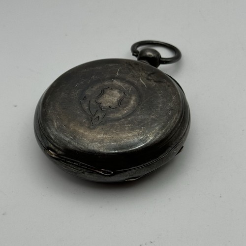 60mm Sterling Silver Patent Lever Chronograph Greenwich Time Keeper TO RESTORE - Picture 13 of 24