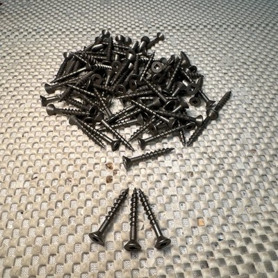 Pocket Hole Wood Screws Coarse Thread Square Drive Robertson Head Lot approx 80