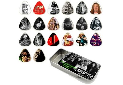 Led Zeppelin Gitarren-Plektrum Qualität Geschenk Dose - 20er Set