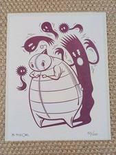 Candykiller Brian Taylor Demons Art print Letterpressed 2006 Vector 153/200
