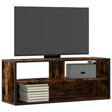 Industrial Wooden TV Stand Tele Cabinet Home Entertainment Media Unit Wood Units