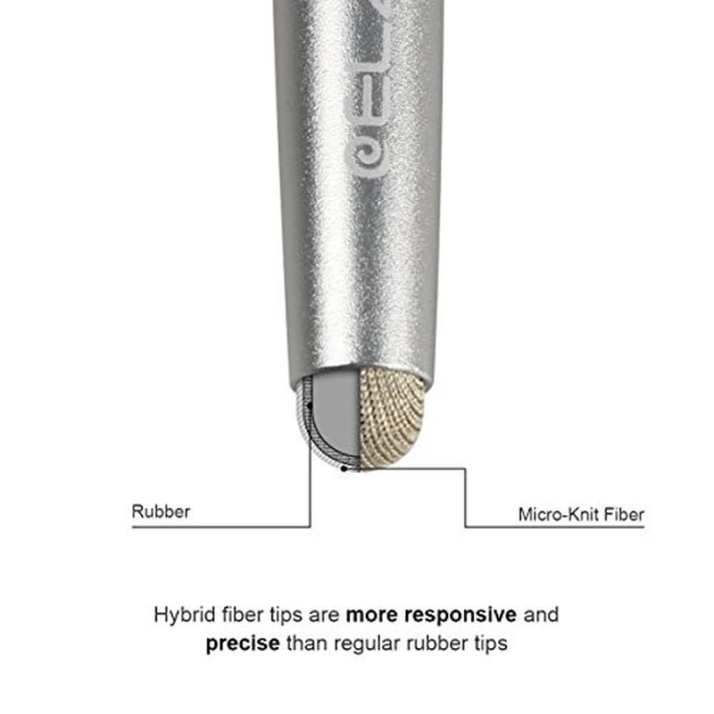 Capacitive Stylus Pens Premium Metal Slim Combo 4 Pcs W 6 Replacement Na Pack - Image 2 of 4