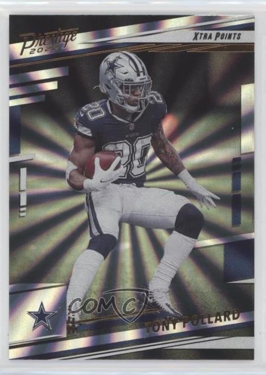 2022 Panini Prestige Xtra Points Sunburst Tony Pollard #78 uy6