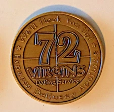 72 Virgins Dating Service We'll Hook You Up! Marine Corps Challenge Coin