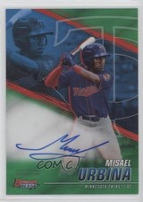 2021 Bowman's Best of Green Refractor 65/99 Misael Urbina #B21-MU Auto 0fz3