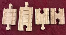 Thomas Friends Wooden Clickety Clack Track Adapters Set of 4