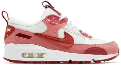 Nike Air Max 90 Futura Womens Size 9 Red Stardust Summit White