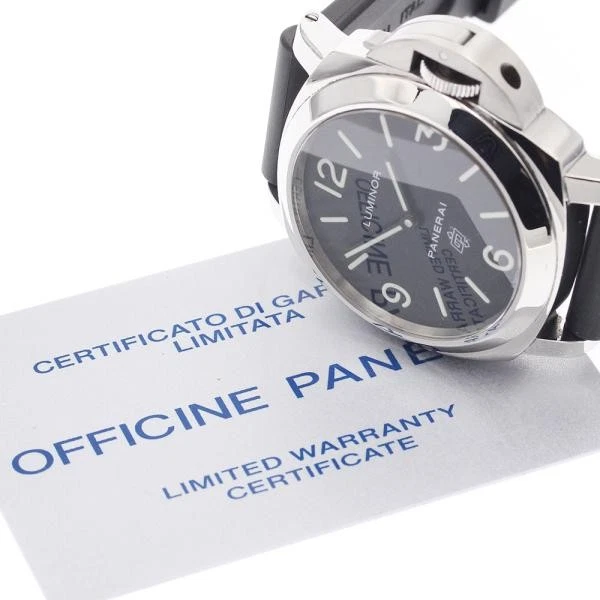Panerai — Officine Panerai Luminor Base PAM00000 43mm Black Dial Hand-Winding Watch #C3905