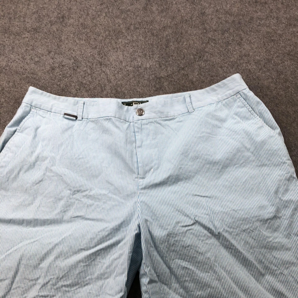 Pantalones Cortos Lauren Ralph Lauren Para Mujer 16W Rayas Elastizados Bermudas Clásicos Verano Foto 4 de 4