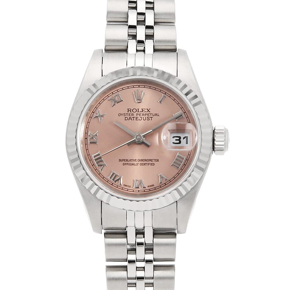 second P Rome 79174 Number Women pink ROLEX Datejust hand - vintagewatches.pk