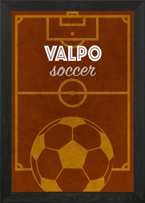 Valpo College Fußball Team gerahmtes Wandbild Poster Leinwanddruck Bild