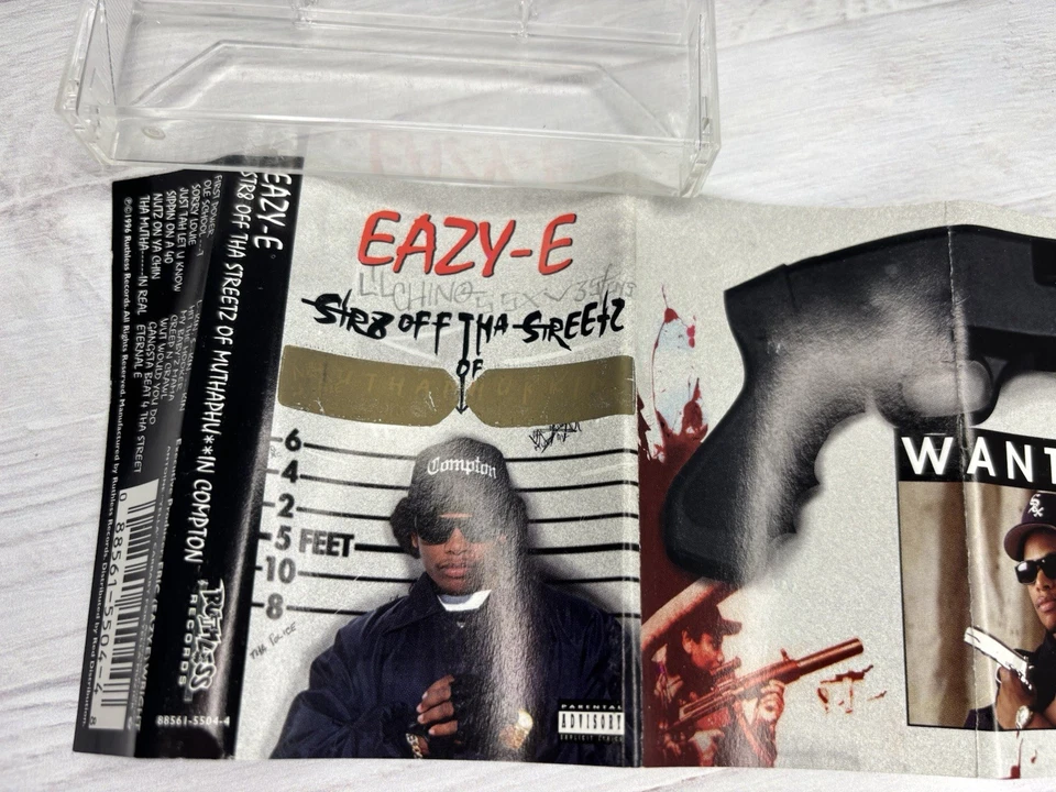 Eazy E Cassettes - Eternal E & Str8 Off The Streets Of Compton VIDEO - Image 4 of 4