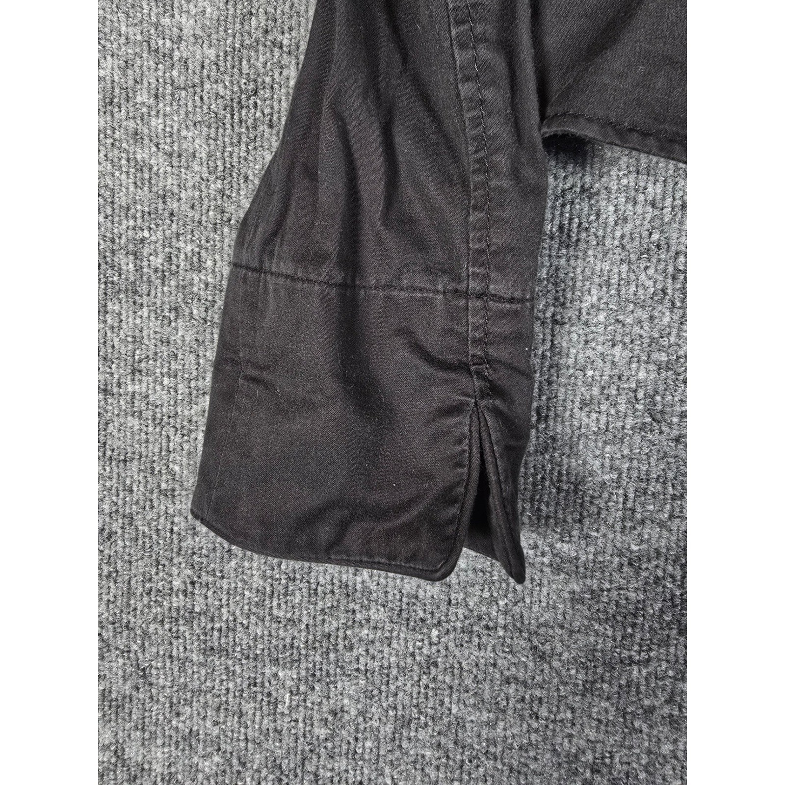 Express Black Button Front Cropped Jacket Women S… - image 5