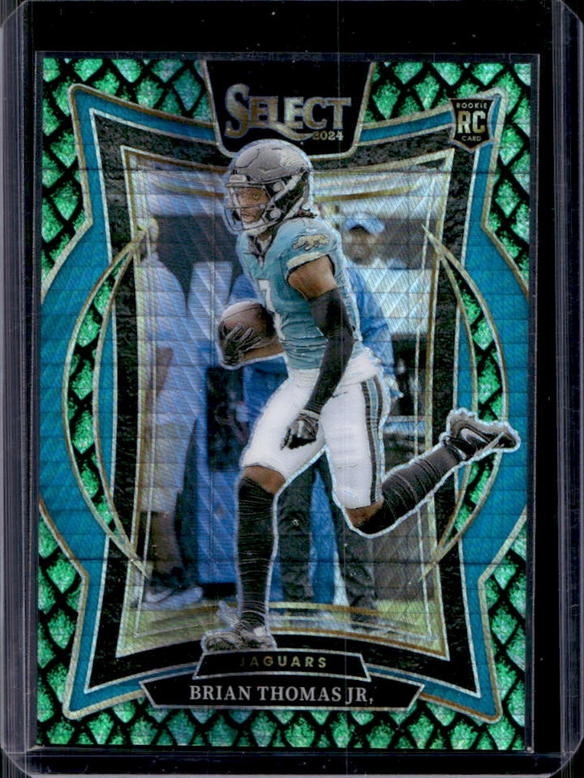 2024 Select Brian Thomas Jr. Concourse RC Dragon Scale Prizm #59/81 Jaguars