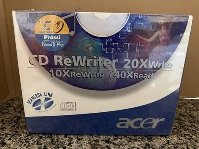Acer CRW 2010A CD ReWriter 20x Write 10x Rewrite 40x Read 32x (NEW/SEALED)
