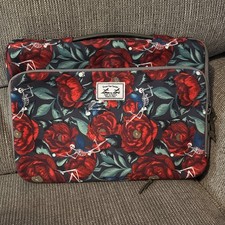 Skeletons Red Flowers Tomtoc 13 Inch Tablet C...