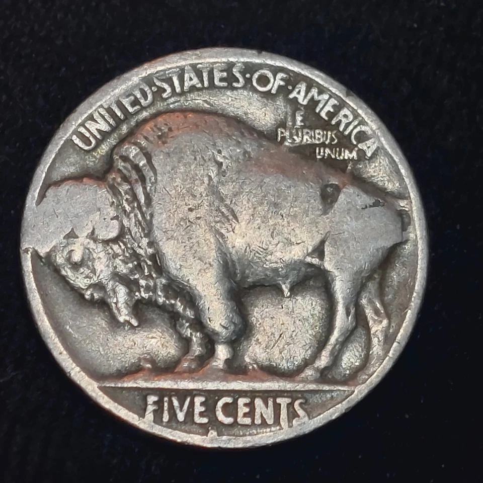 1913-S TYPE 2 BUFFALO NICKEL ~ FIRST YEAR ~ G DETAILS  - Image 2 of 2