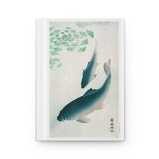 Carp by Ohara Koson Hardcover Journal