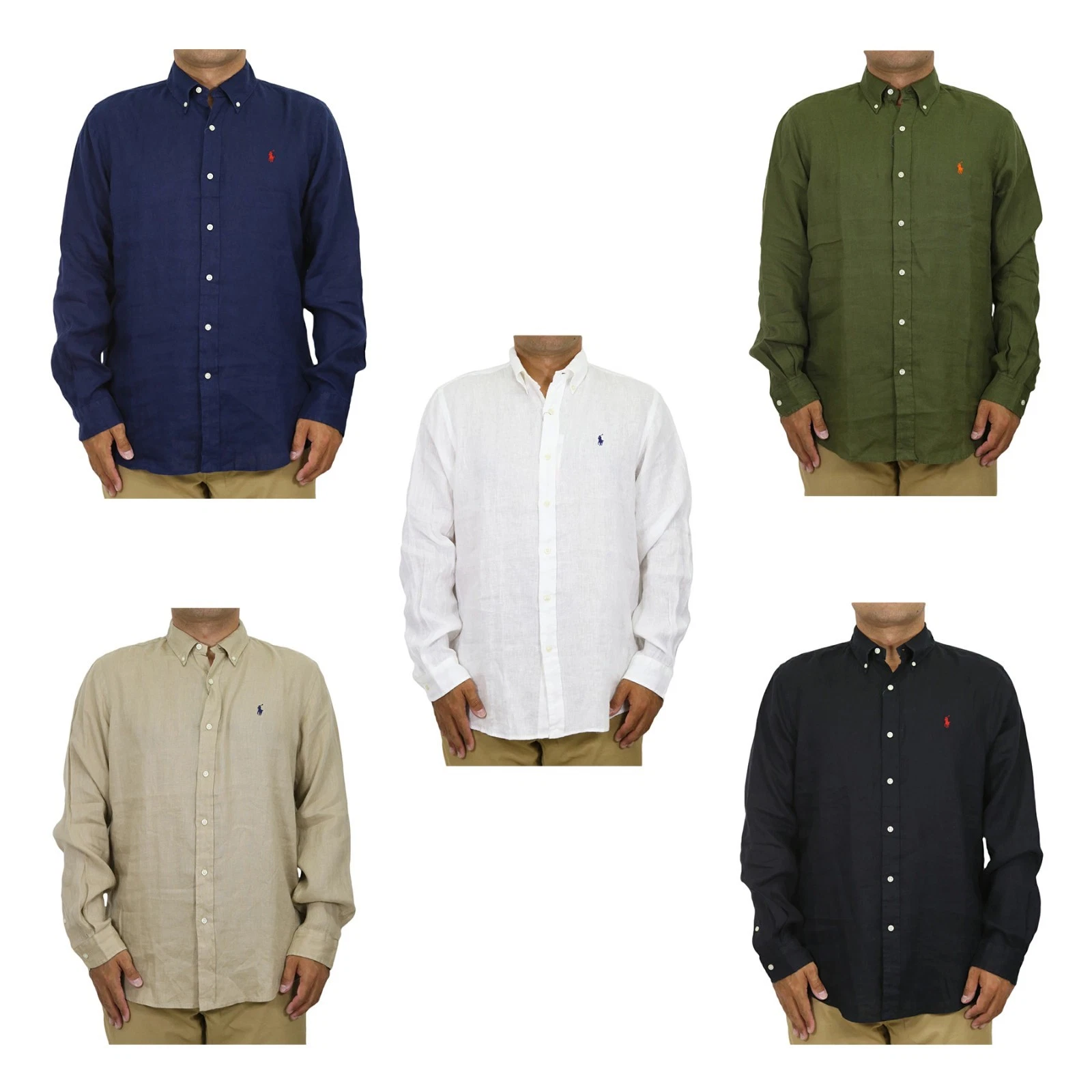 Polo Ralph Lauren Long Sleeve Classic Fit Linen Button-Down Solid Shirt w/ Pony
Opens in a new windo
