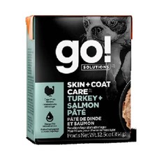 Petcurean Go Skin And Coat Care Turkey Salmon Pate Dog Food 12.5Oz