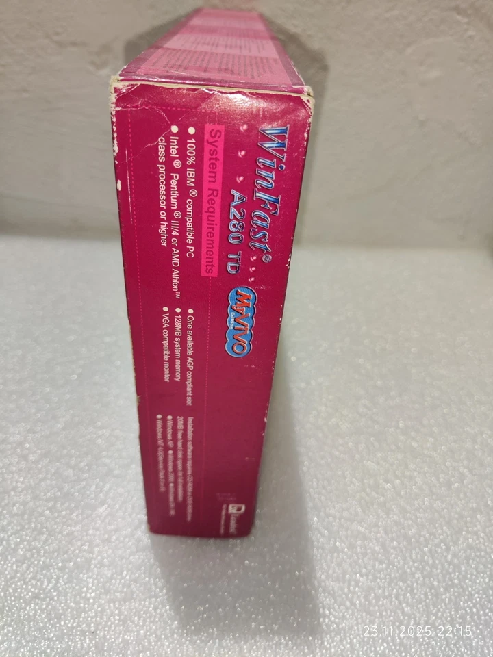 Leadtek GeForce4 Ti4800 SE 128mb AGP OVP super rare getestet Sammlerauflösung - Image 3 of 4