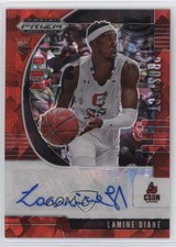 2020-21 Panini Prizm Draft Picks Prospect Red Ice Lamine Diane #PA-LD Auto un2