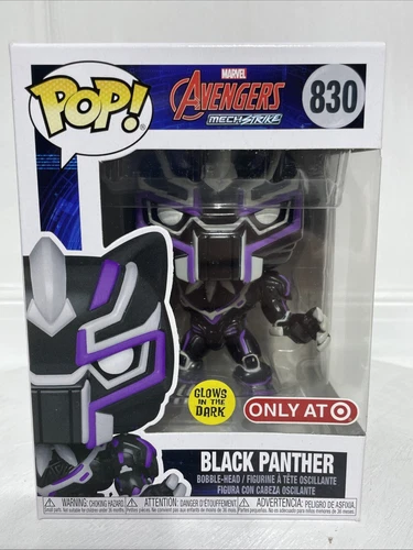 Funko Pop! Mech Strike #830 Black Panther GITD Target Excl.