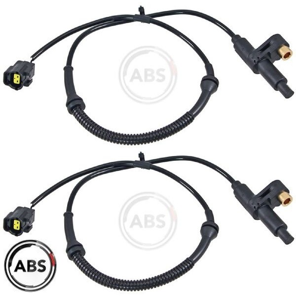 2X Sensor FüR Raddrehzahl A.B.S. 31467 2 Sensor Raddrehzahl Links Rechts-image