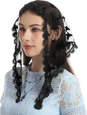 Small Triangle Chapel Veil: Vintage Inspired Lace Mantilla Veils for Church Lati