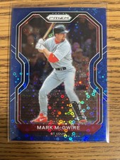 2021 Panini Prizm Mark Mcgwire Blue Donut Circles 65/199 St. Louis Cardinals