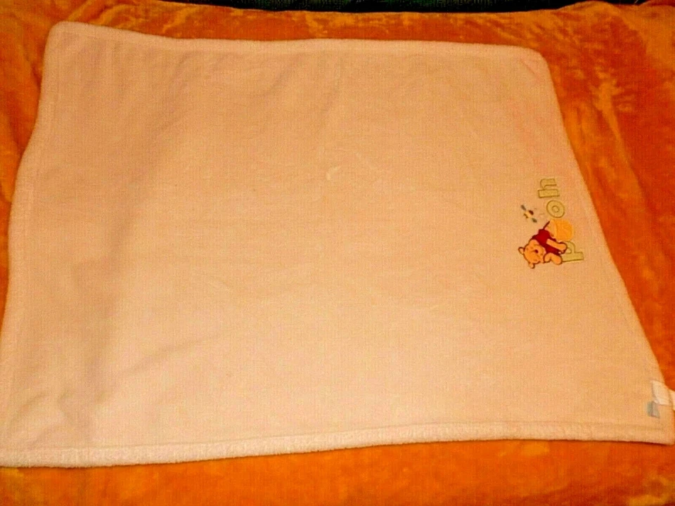 Manta edredón 8D 30x40 Kidsline Disney Winnie the Pooh felpa cuna bebé Lovey Foto 3 de 4