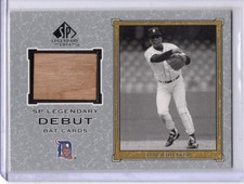 2001 SP Legendary Cuts Legendary Debut Bat Lou Whitaker #B-LW Detroit Tigers