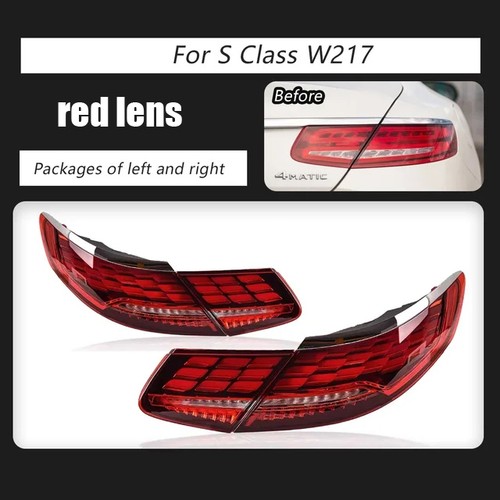 Taillights For Benz S-Class Coupe W217 2014-18 LED DRL Rear Dynamic Turn Signal - Bild 3 von 8