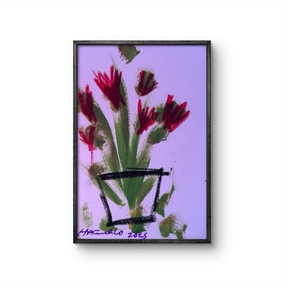 HASWORLD ORIGINAL ROSEN BLUMEN ABSTRAKT EXPRESSIONISMUS GALERIE IMPRESSIONISMUS