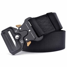 Tactical Durable Belt Quick Release Buckle Practical Nylon Belt Men,Metal Buckle