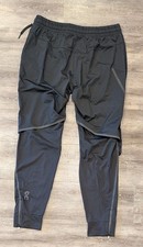 On Cloud Running Pants Black Joggers Reflecti...