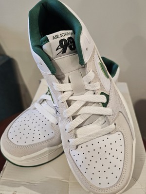 NIB*Nike JORDAN STADIUM 90 (GS)  White/Clover-Sail-Black DX4399-103 SIZE 5.5Y