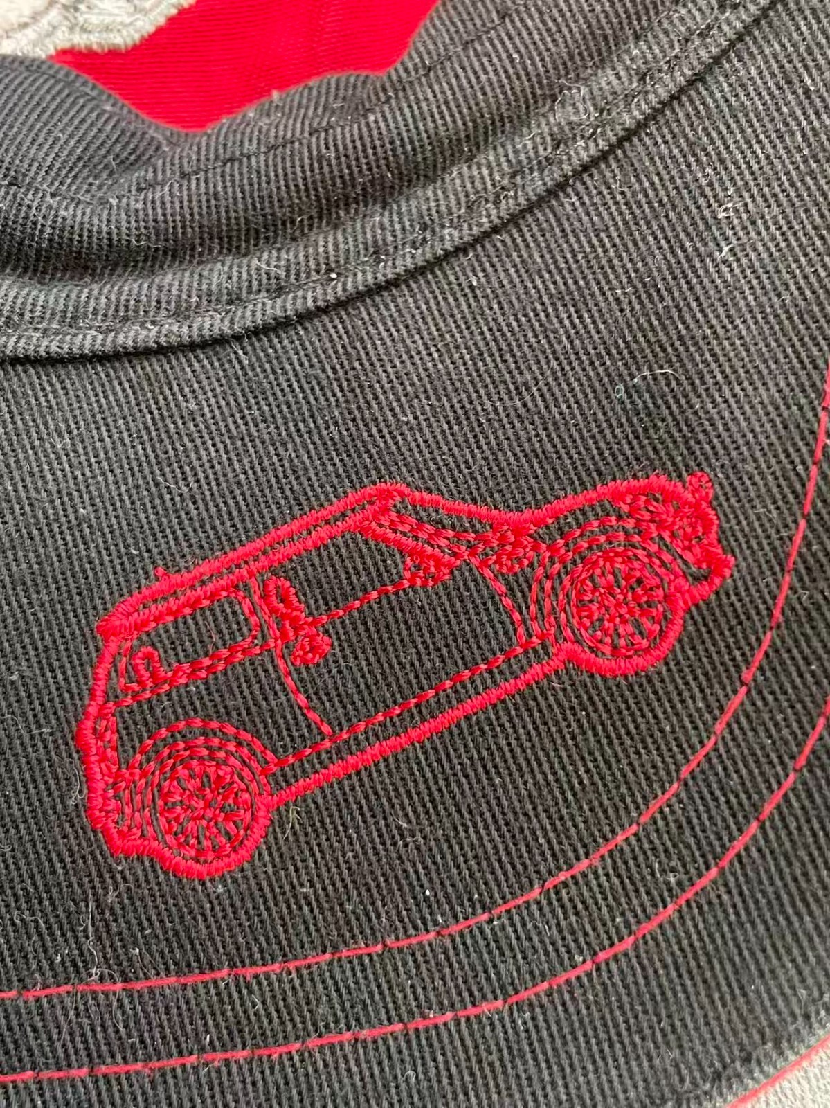 Mini Cooper Adjustable Strapback Dad Cap Red USA … - image 7