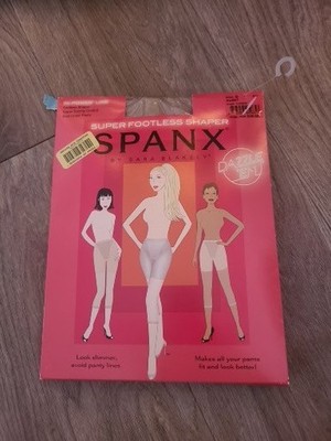 SPANX Size D Nude1 Super Footless Shaper In Power Line Tummy Control 170-220 lbs