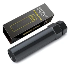  6 Point Spline Lug Nuts Tuner Socket Key Tool, Compatible 6 Spline Black 1 PC
