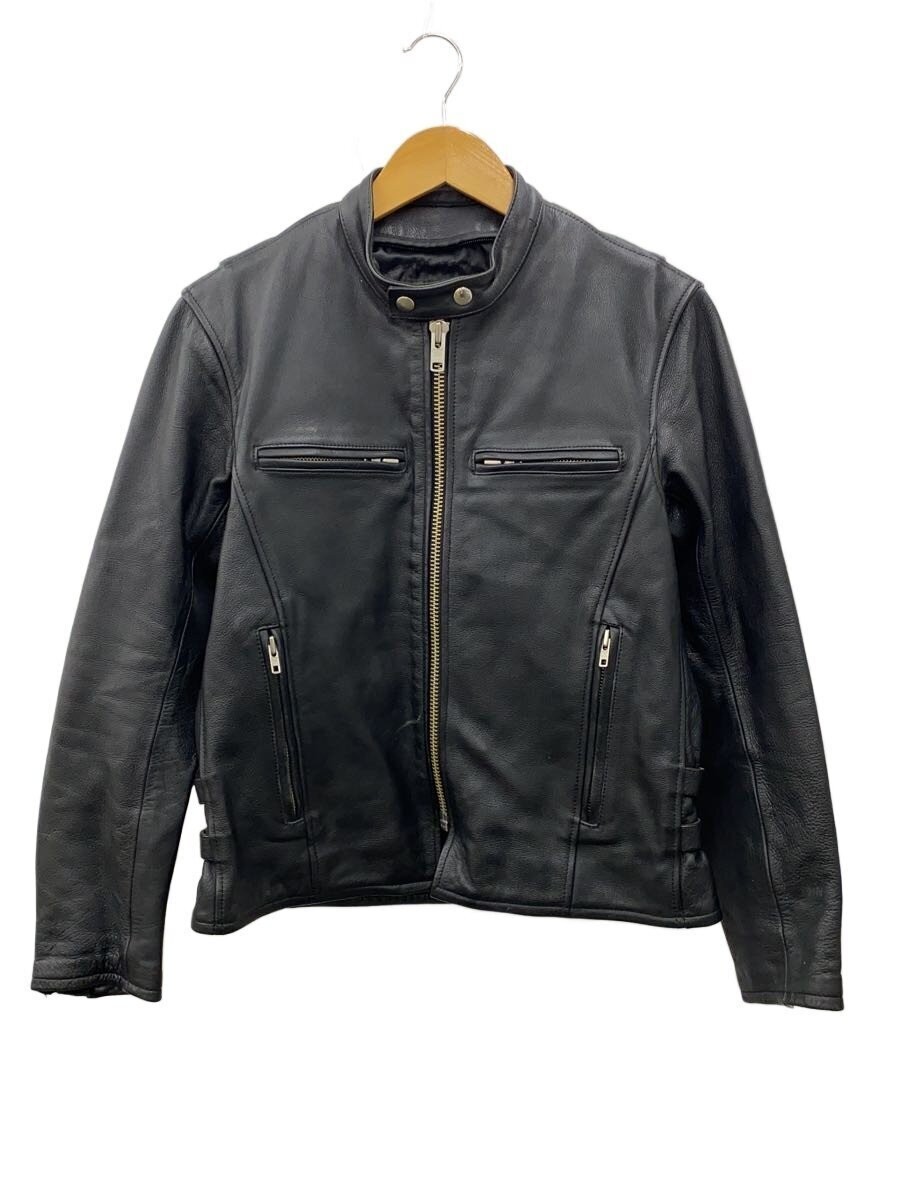 Kadoya Single Riders Jacket/Mb/Cowhide/Blk/Plain 3479